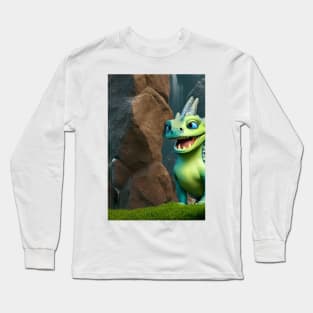 Green Dragons Meadow Long Sleeve T-Shirt